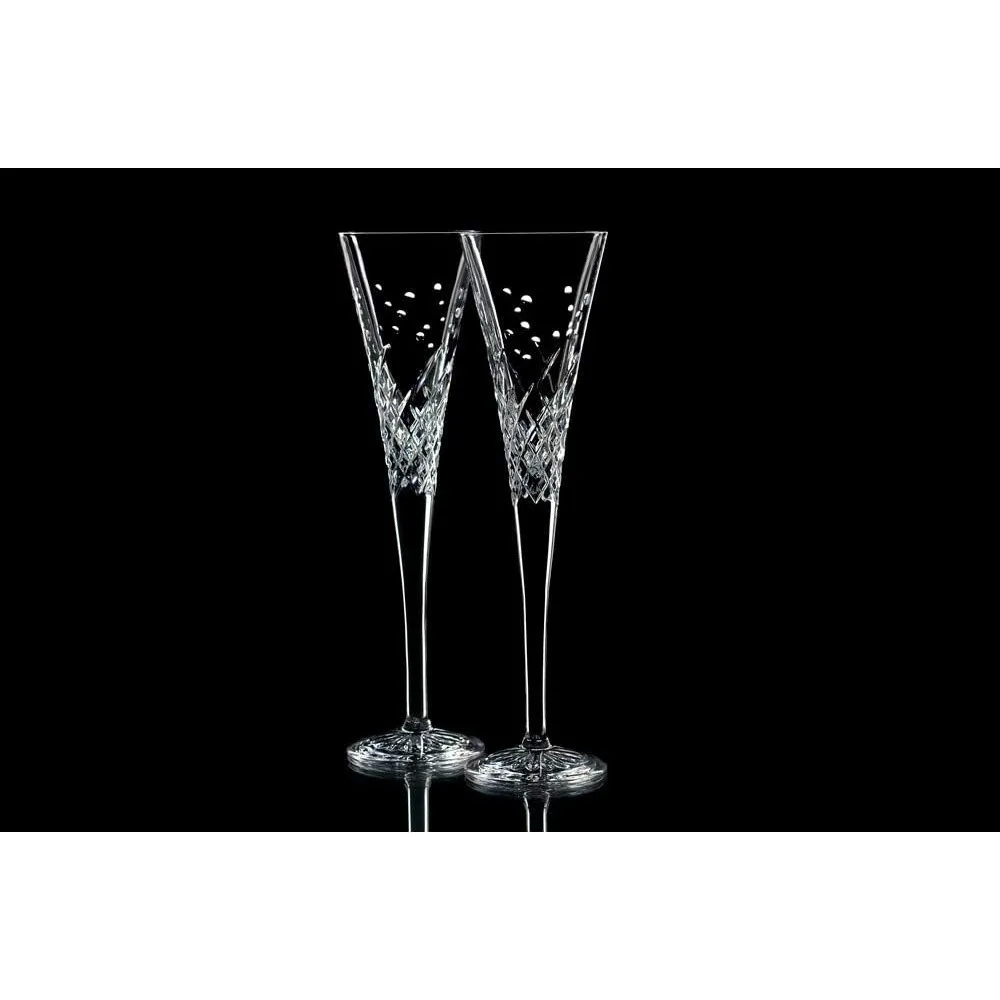 Imagem -02 - Vidro Elegante para Champanhe Copos de Cristal Vinho Celebração do Casamento Copos Luxuosos Presentes Celebrações Felizes Par de