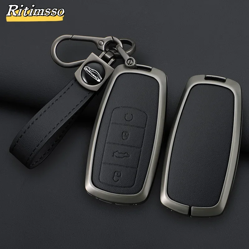 

Alloy Key Cover Case for Chery Omoda 5 C5 Tigo 7 8 Pro Max Tigo 7 8 Plus Arrizo 5 Plus Keychain Car Keys Accessories Holder