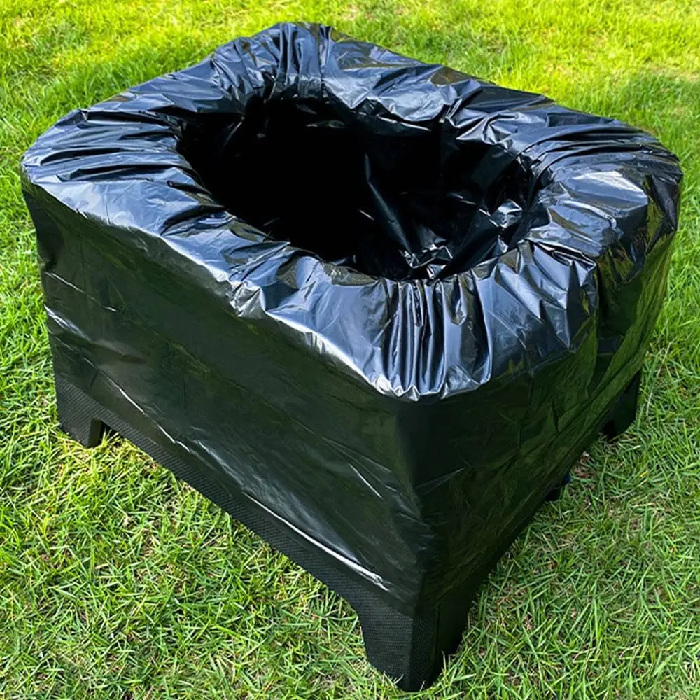 

Odor-Proof Folding Camping Toilet with Cover Emergency Mobile Toilet Reusable Easy To Carry Toilet Stool Outdoor Activities