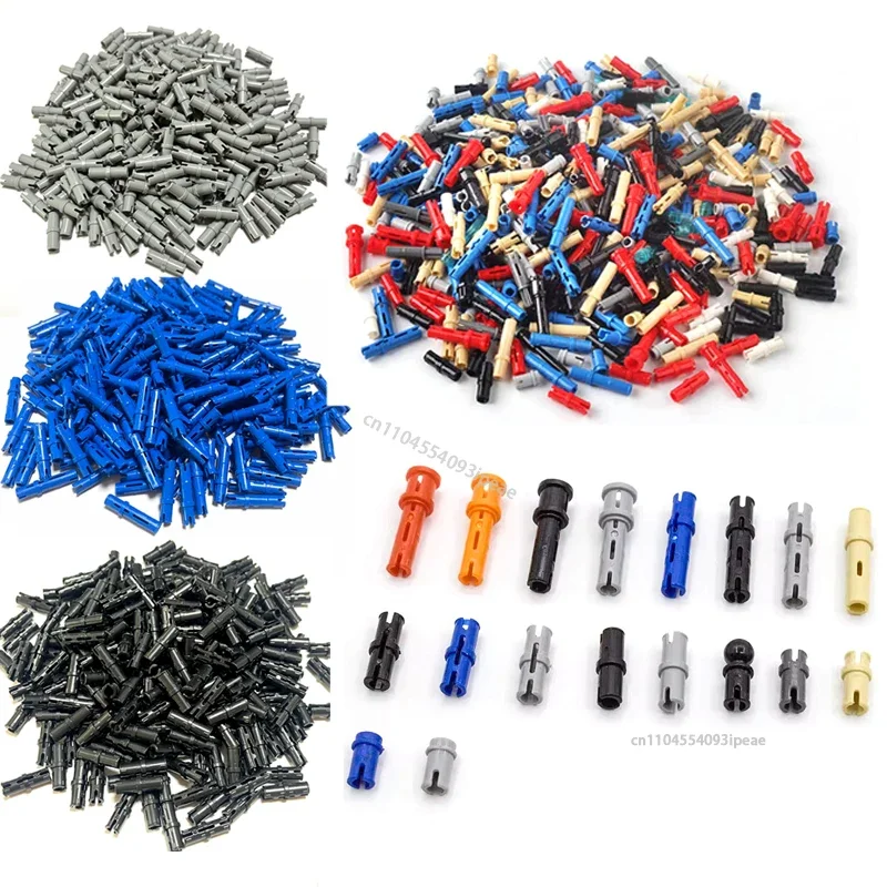 100Pcs Bulk Parts Pin Peg Friction Ridge Connector 2780 3749 4274 6558 6628 32054 43093 Building Blocks DIY Technical Bricks Toy