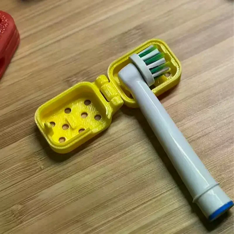 Toothbrush Head Cover: Sonic Toothbrush Cap Travel Protector Plastic Brush Pod Protection Clip Case Electric