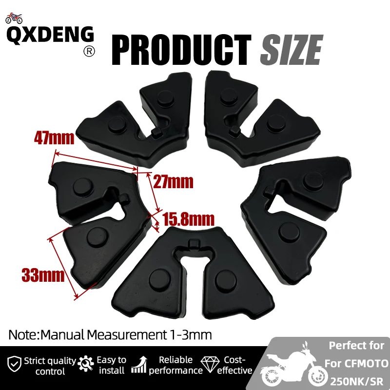 Motorcycle Rear Wheel Cush Drive Rubber Damper Kit For CFMOTO CF250 250NK 250SR Sprocket Hub Buffer Rubber Replace 6KM0-110004​
