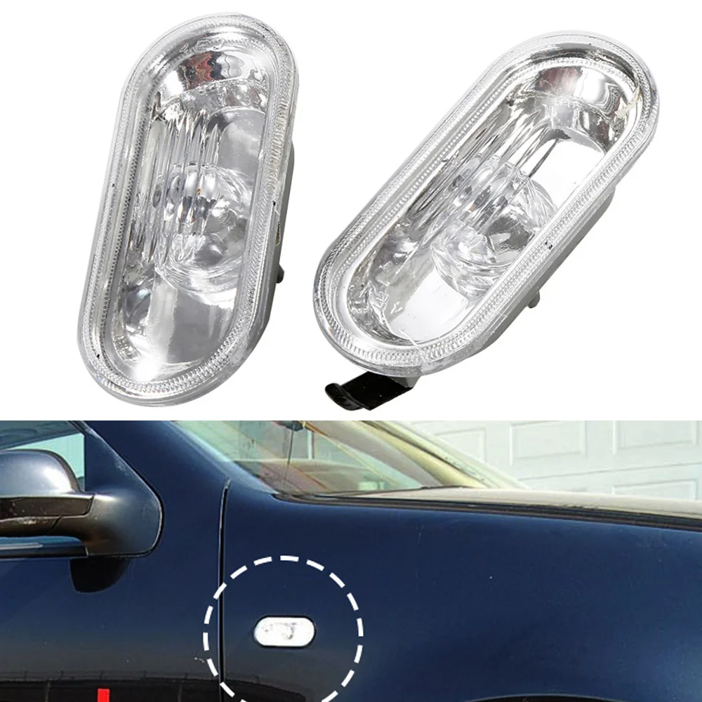 Luces Laterales de Señalización para Volkswagen Golf 4 Mk4 Bora Vento Seat Jetta A4 Classic Beetle Polo, Luces Intermitentes de Advertencia