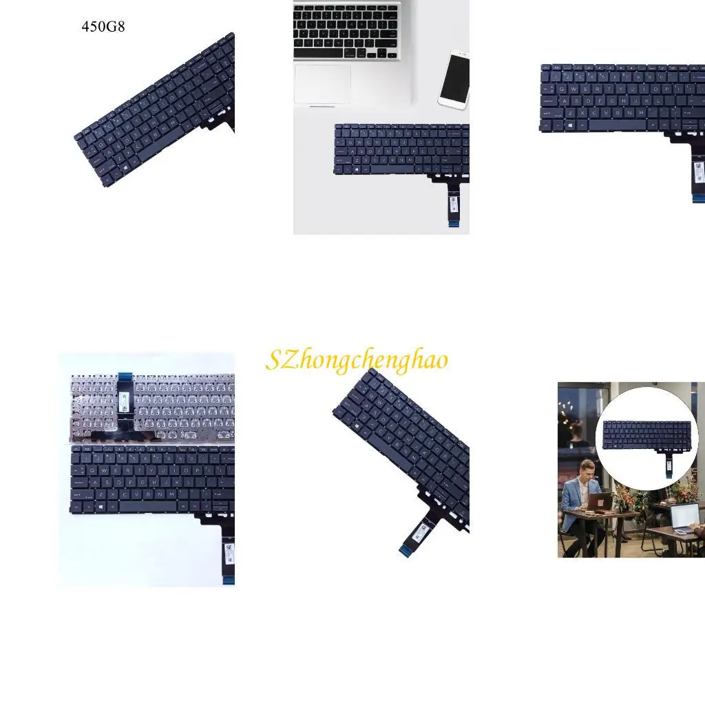 

US Black Keyboard Replacement for HP ProBook 450 455 455R 650 601D