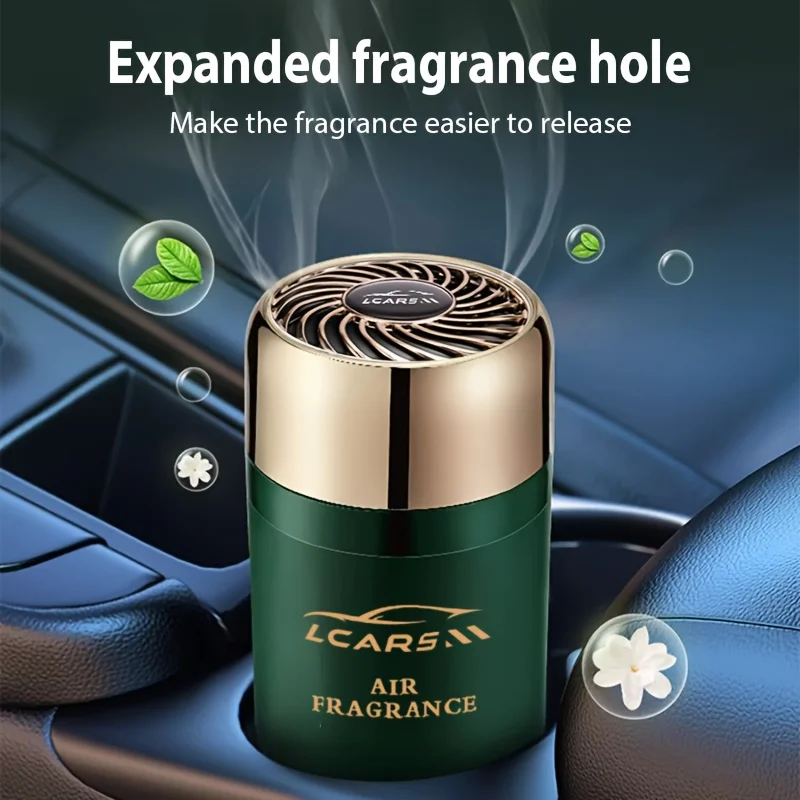Lcars Car Fragrance Solid Balm, Long-Lasting Light Scent, Fresh Air in the Car, Large Capacity Car Interior Solid Balm, High-End Fragrance Gift, Oud, Sandalwood, Cedar, Cologne and Other Fragrances