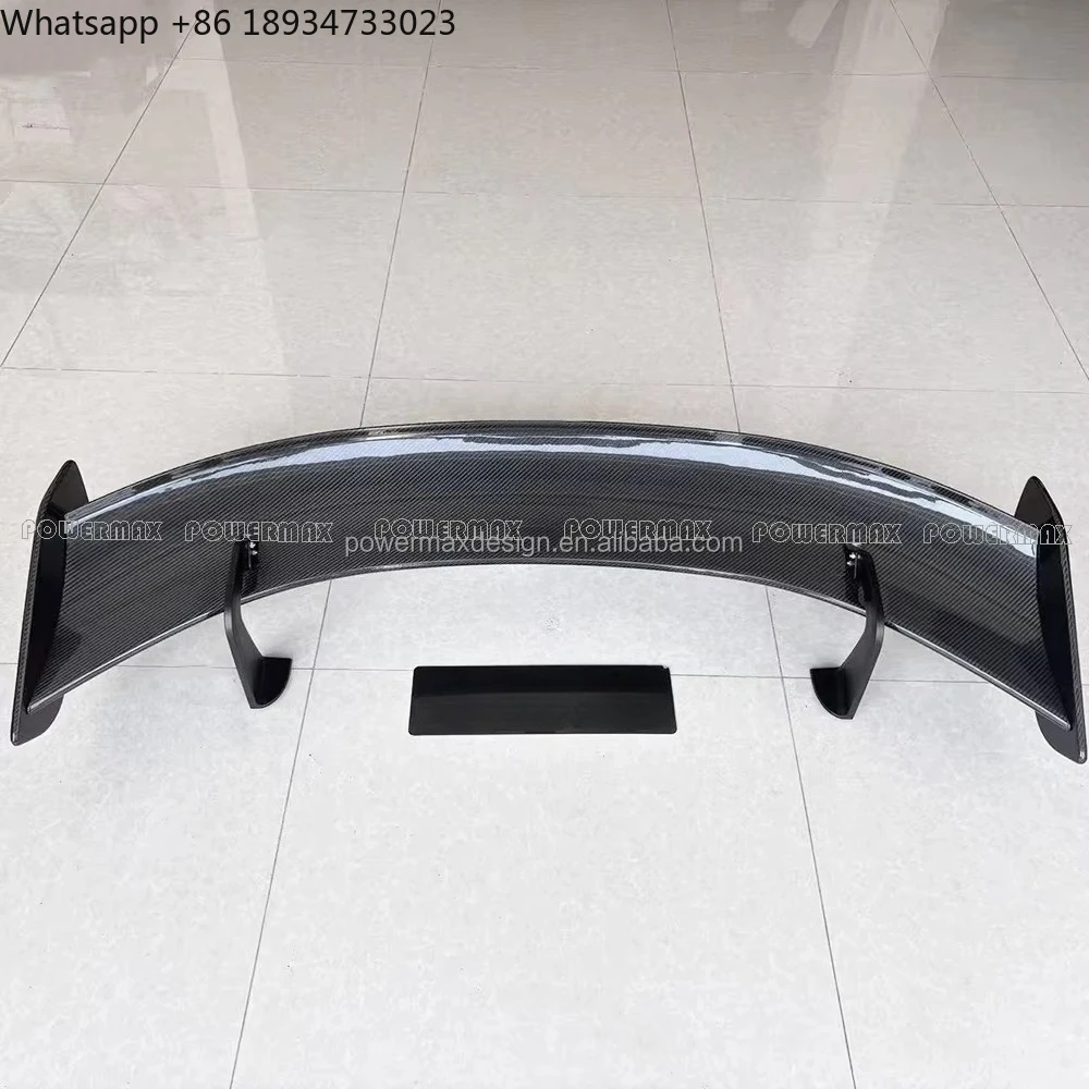 New Dry Carbon Fiber Rear Spoiler for Lotus Emira 2023-2024 GT Style Rear Trunk Lip Spoiler Wing