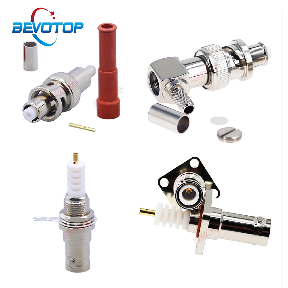 Conector Coaxial rf para Cabo Alta Tensão 5000v Shv Rp-bnc Macho Fêmea Alta Qualidade Rg58 Lmr195 Rg223 10 Pcs Lot