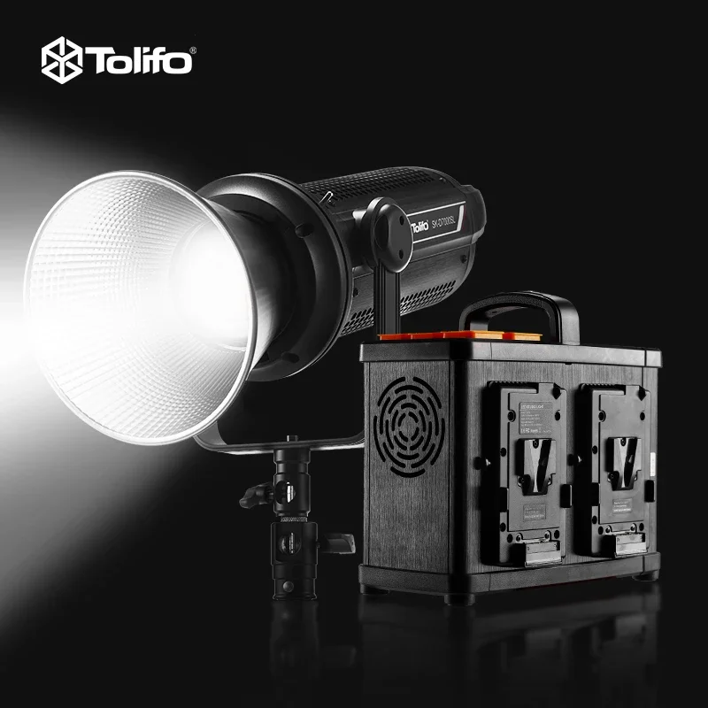 Tolifo-luz de vídeo de alta potencia, 690W, SK-D7000BL, LED bicolor, 2700K-6500K, aplicación Linklite DMX512, luz de película para estudio de fotografía