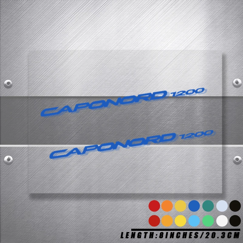 

For Aprilia CAPONORD 1200 CAPONORD1200 Reflective Motorcycle bike Fuel tank Wheel Fairing notebook Luggage helmet Sticker decals