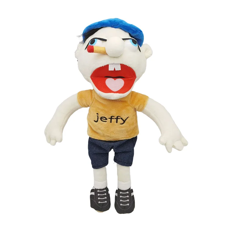 대형 제피 보이 손 인형 봉제 장난감, 탈착식 어린이 부드러운 인형, 토크쇼 파티 소품 인형, 어린이 선물, 40cm