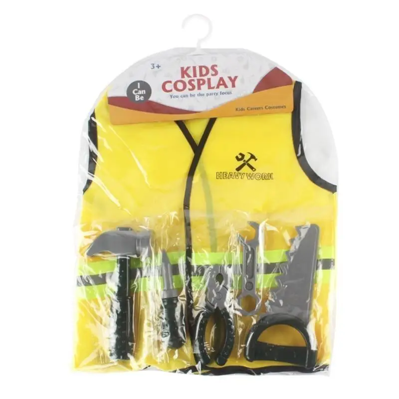 R1WE Bauarbeiter-Kostüme, Verkleidungskleidung für Halloween, Geburtstag, Party, Geschenk