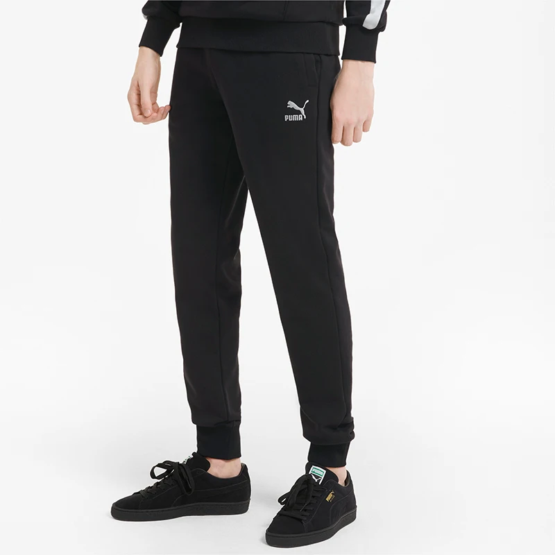 PUMA سراويل رياضية أصلية للتدريب للرجال للموسم الحالي سراويل غير رسمية مكبلة 531375-01