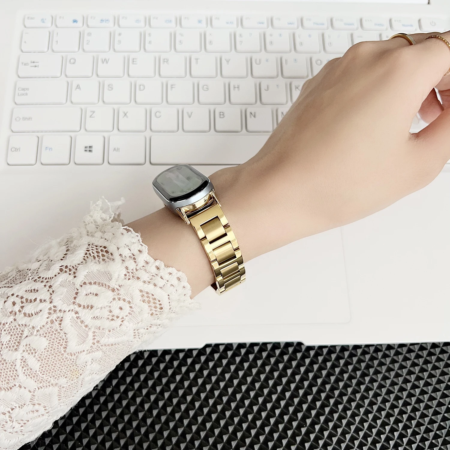 For Xiaomi wristband 8 9 8/9 Pro anti-corrosion stainless steel metal strap for Redmi watch 4 5 women's slim strap