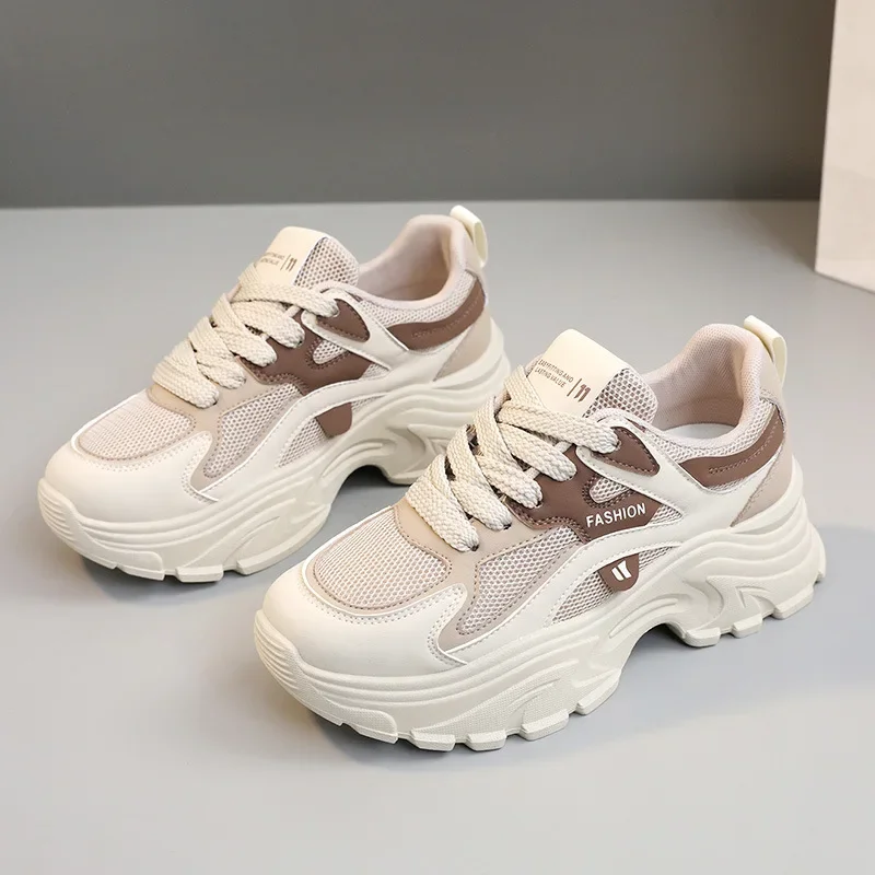 Fashion Woman\'s Sneakers Spring Breathable Comfortable Platform Running Shoes for Women Korsan Anti-slip Tenis Trainers Hot Sale