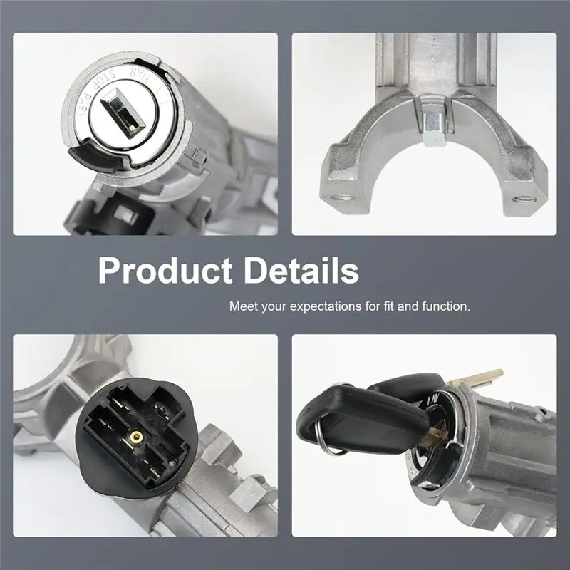 Ignition Starter Switch Cylinder Housing Assembly With Keys 8XL669WERA For Dodge Ram Promaster 1500 2500 3500 2014-2019 view 3