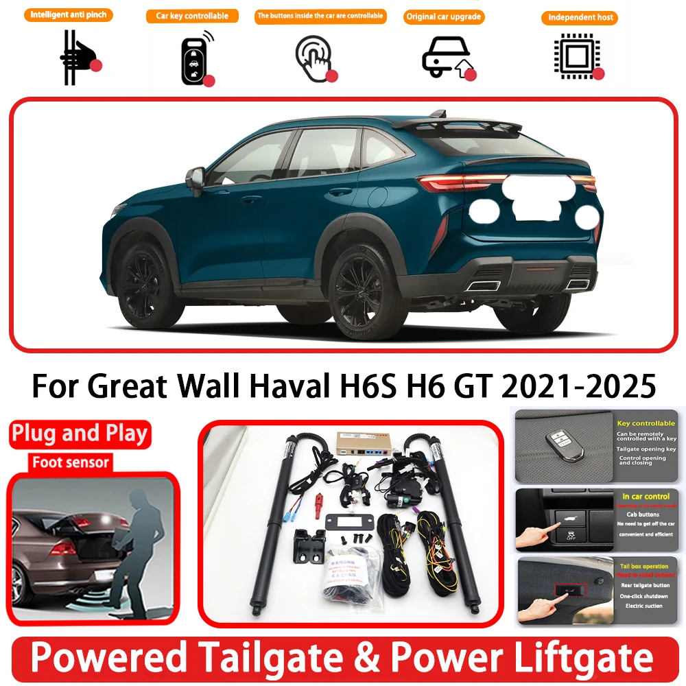 for Great Wall Haval H6S H6 GT 2021-2025 OEM Plug and Play Auto Powered Tailgate Power Liftgate Rear Trunk Opener System