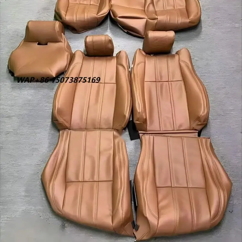 Full Set Accessories Custom Fit for 2012-2024 forr Range Rover Evoque 5 Seat Car Seat Covers Genuine Leather