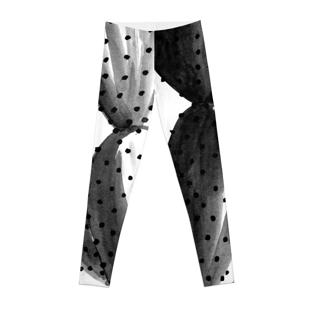 

Black and White Cactus Leggings Fitness woman for fitness sport legging Women's sports pants Womens Leggings