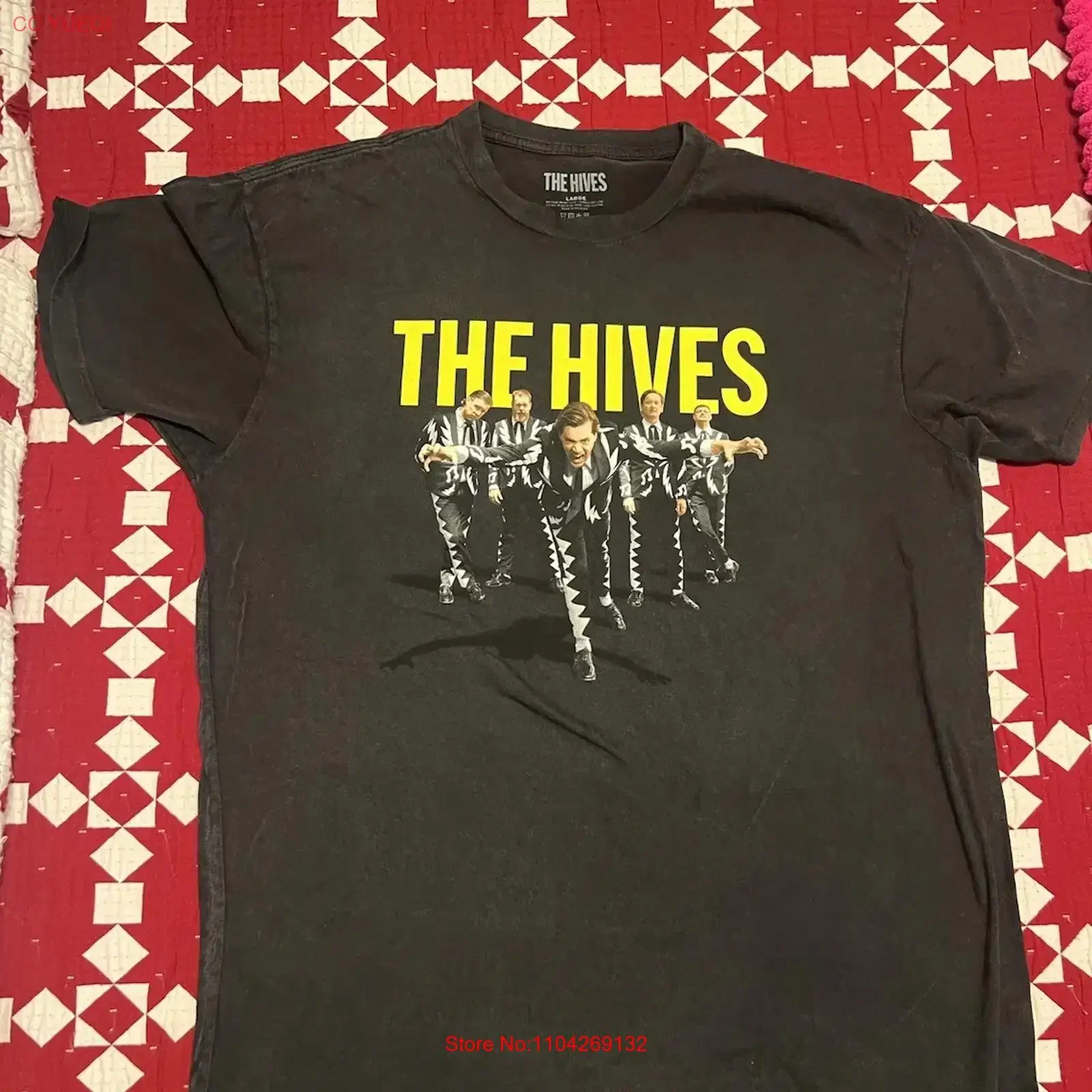 Футболка The Hives Death Of Randy Fitzsimmons Tour L 2023 24, оригинальный мерч D S, винтажная, модная, стильная, унисекс, универсальная