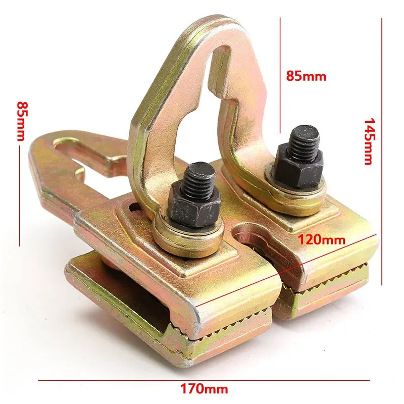 2 WAY 5 Ton Frame Single Rack Clamp Repair Dent Puller Car Body Repair Tool Heavy Auto Collision Panel Beating Tool