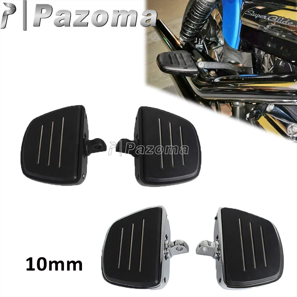 

Foot Rest Motorcycle Front Rear Footpegs For Harley Dyna FXDB Low Rider FXDLFXDX Fat Bob FXDF Fat Boy Male Footboard Pedal 10mm