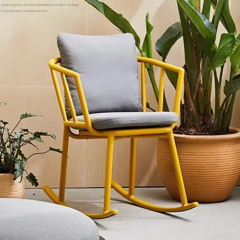 Outdoor aluminum alloy tables and chairs, courtyard balcony, living room outdoor leisure chairs