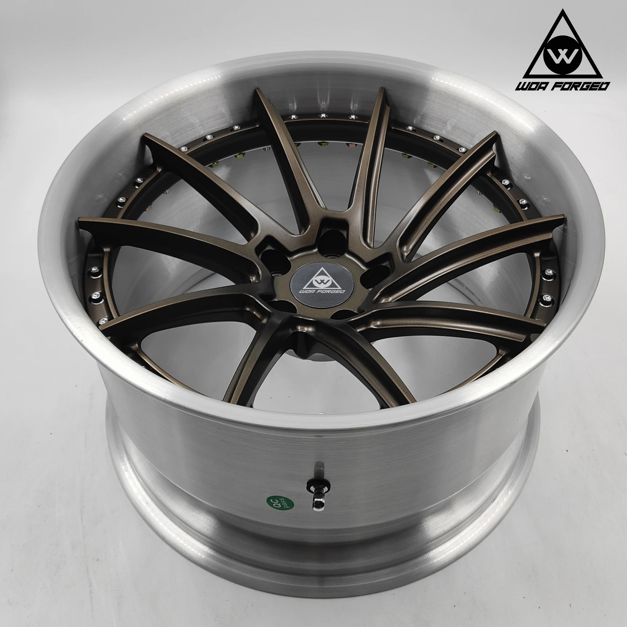 

Custom Lightweight Two-Piece for WOA FORGED Aluminium Alloy Wheel Hub 5X114.3 5X112 5X120 PCD Perfect Fit Forged Wheels for Cars
