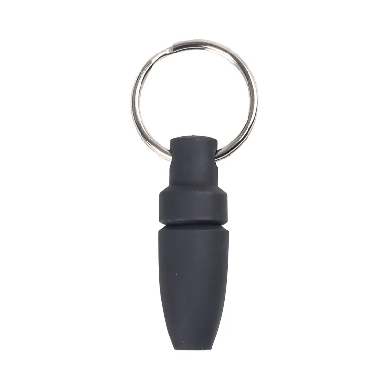 Silicone With Key Ring Clip Rubber Portable Cigar Puncher Accessories Blade Cigars Cutter Drill Hole Knife For Cigar Gadgets