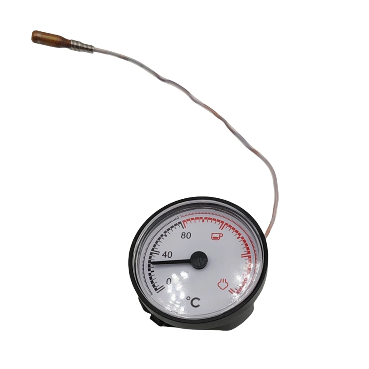 Coffee Machine Thermometer 55MM Capillary Style Compatible with Home Espresso Makers for Real Time Temperature Monitoring