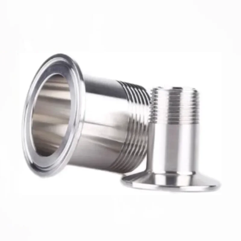 SS304 Bspt Female Thread Adapter Sanitary Stainless Steel Ferrule Pipe Fittings Tri Clamp Adaptor 1/2