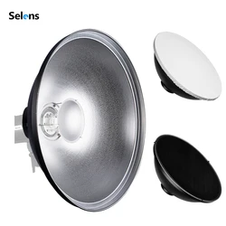 Selens 30/42/55cm Softbox Reflector Dish Honeycomb Grid And Diffuser Kit For Bowens Mount Photo Studio Kits Shooting Flash Light