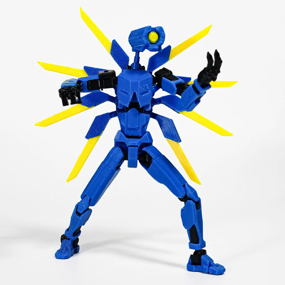 3D Printed Mannequin Dummy 13 Ultrakill V1 Series Toys Action Figures Multi-Jointed Movable Shapeshift Robot Children Gifts