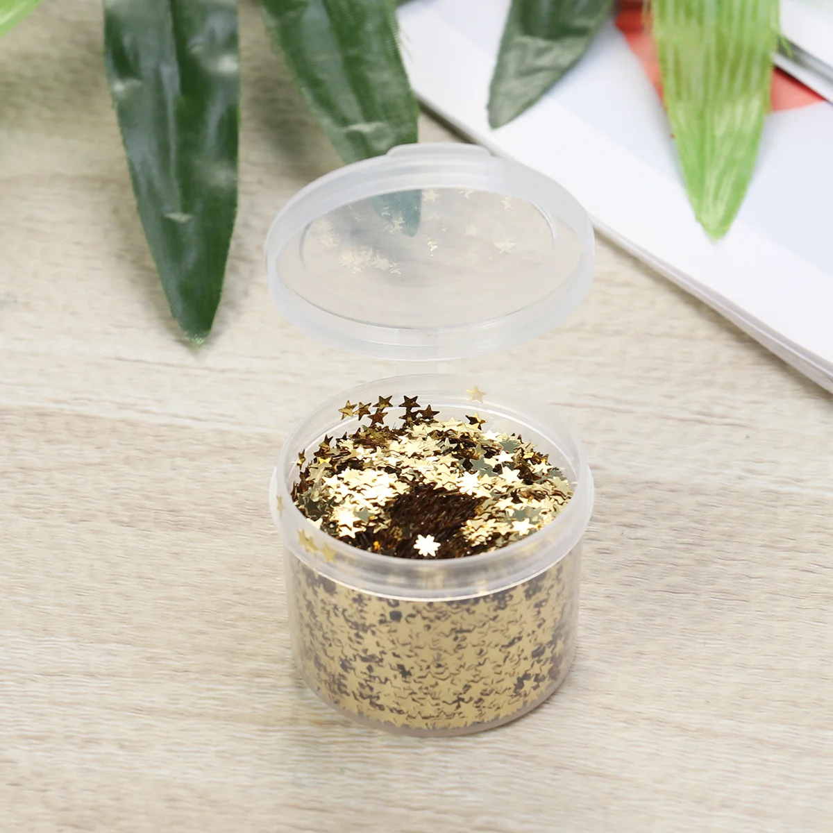 3 مللي متر نجمة خماسية الترتر الذهبي مسمار الفن المنظم DIY بها بنفسك لوازم الحرفية الهاتف المحمول قذيفة زينة حفل زفاف لوازم #6