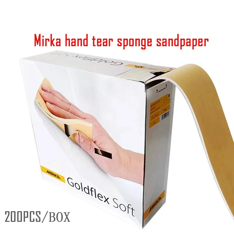 

Mirka hand tear sponge sandpaper115x125mm Sponge Sandpaper Automotive Sheet Metal and Paint Polishing