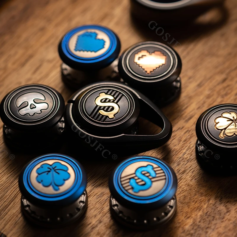 Mackie EDC petites gouttelettes d'eau Fidget Spinner doigt gyroscope métal Fidgeting jouets