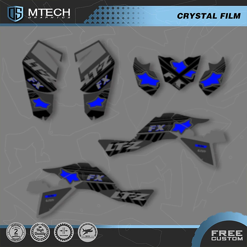 

DSMTECH For Suzuki LTZ 400 KFX 400 2009-2014 2015 Graphics Stickers Decal Sticker Set Team Personality Customized 002