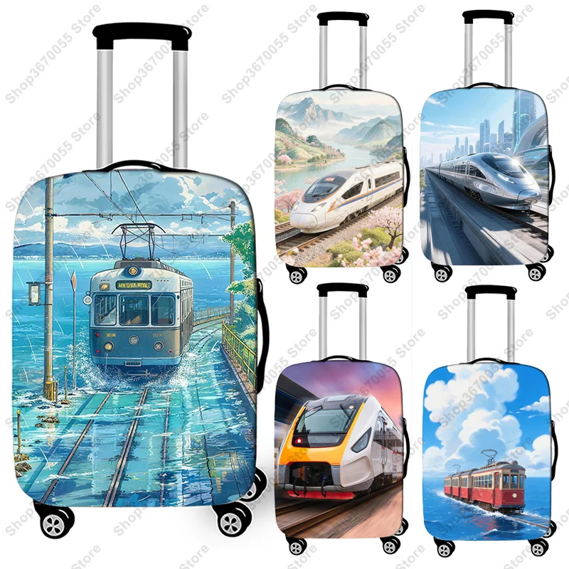 

18-32 Inch High Speed Railway Luggage Cover for Tour Travel Accessories Elastic Trolley Case Cover Anti-dust Suitcase Covers