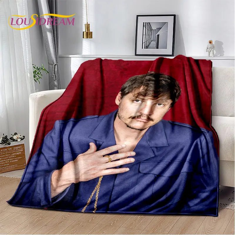 3D Printed Jose Pedro Balmaceda Pascal photo Soft Plush Blanket,Flannel Blanket Throw Blanket for Living Room Bedroom Bed Sofa