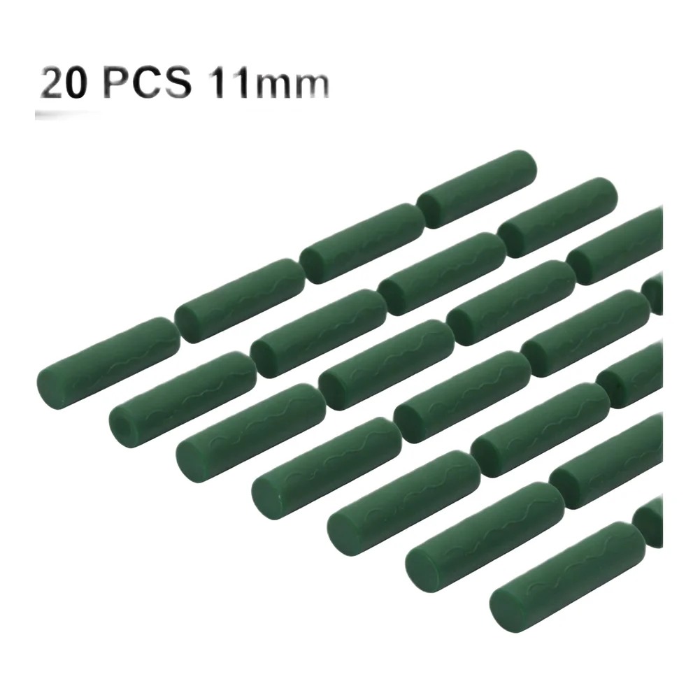 Set of 20 Plant Support Rod Connecting Pipes for Use with Climbing Vine Brackets and Greenhouse Sun Shade Net Pole Connectors