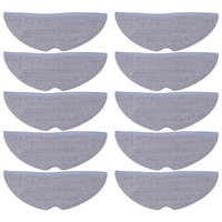 10 Pcs Mop Cloth Pads Replacement For Xiaomi Roborock S7 T7S T7 Plus Vacuum Cleaner Parts Microfiber Soft Pad