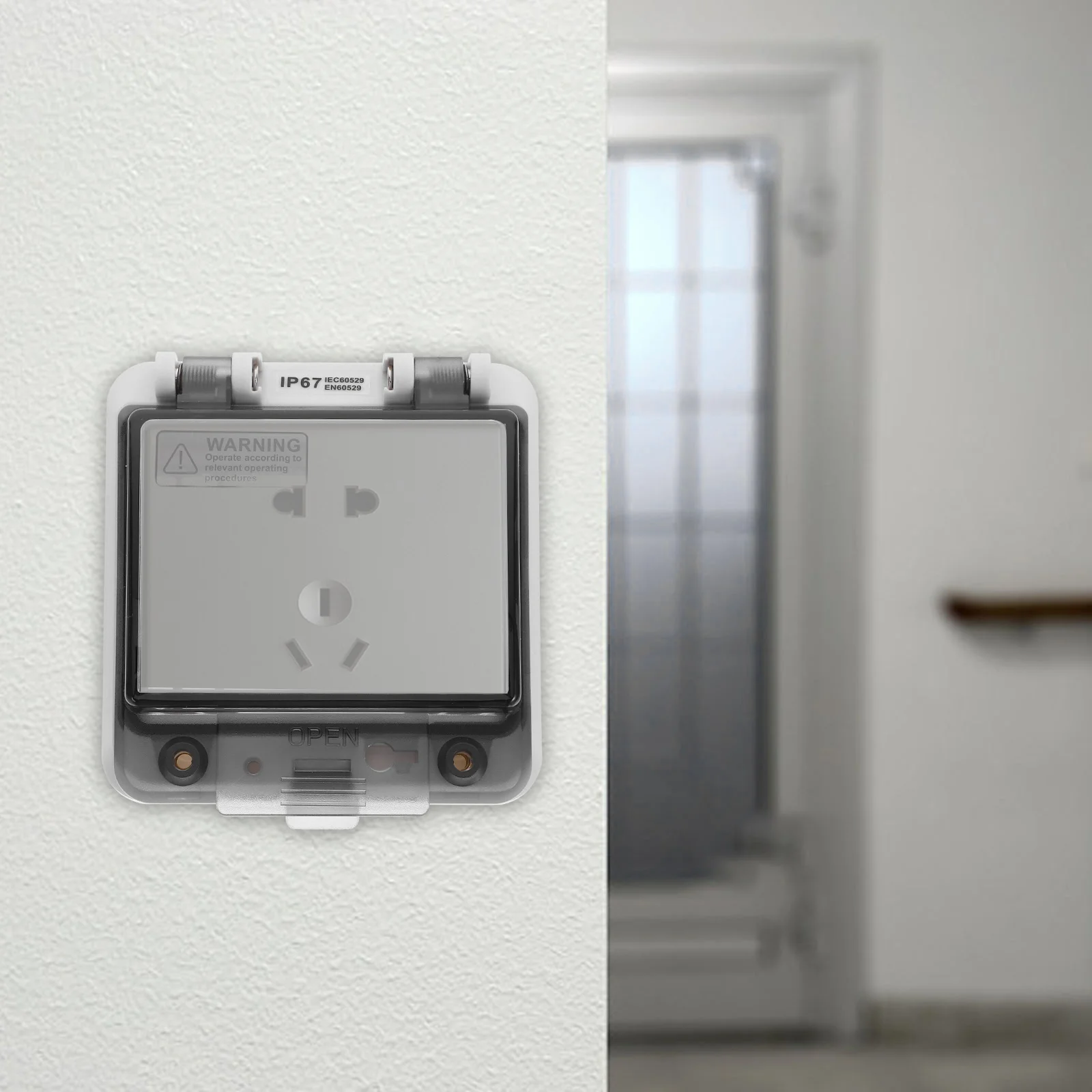 

Distribution Breaker Box Pc Impact Resistant Circuit Breaker Cover Visual Window Protection Box Electrical Transparent