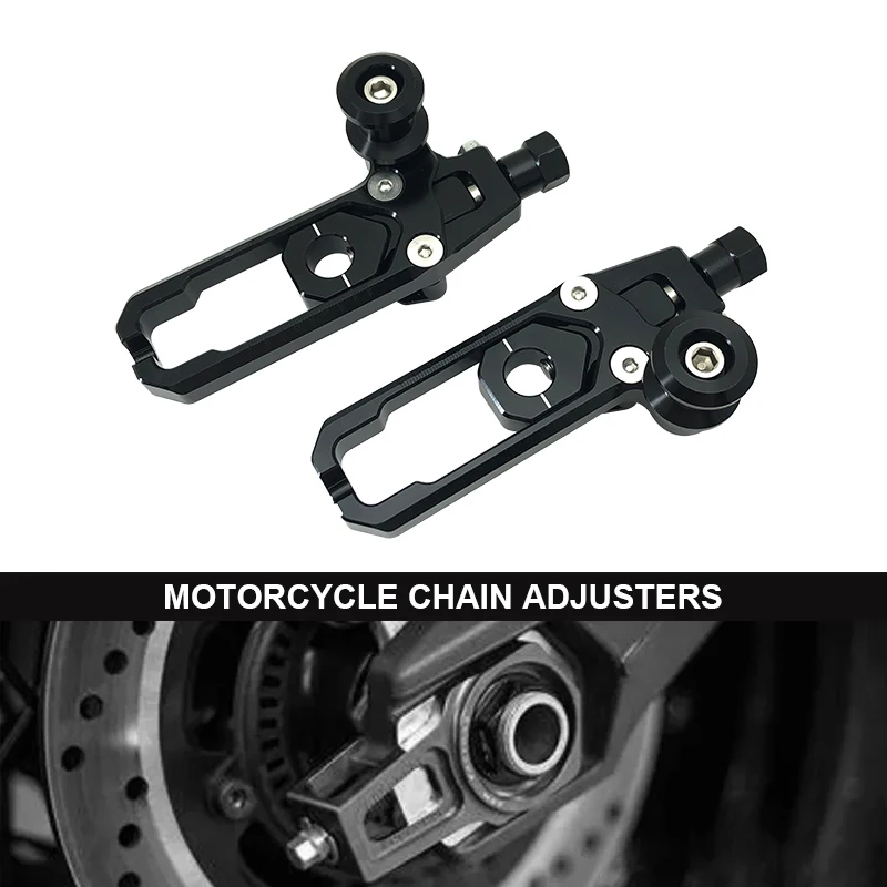 

Motorcycle Accessory Chain Adjuster Rear Wheel Chain Adjuster Plates For YAMAHA R15 V3 MT-15 MT15 MT 15 2019 2020 2021 2022