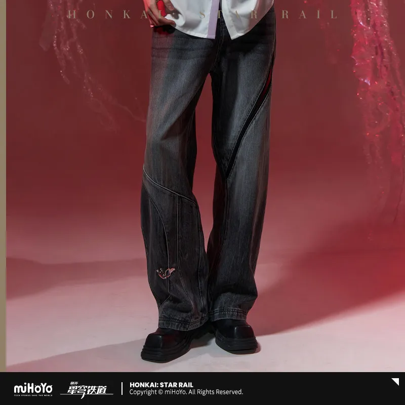 Pantalones vaqueros originales de Evernight del 7 de marzo, mIHOYO Game Honkai Star Rail Evernight, disfraz de cosplay, ropa de anime, regalo de Halloween