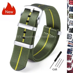 Braided Nylon Watch Band 18mm 20mm 22mm Universal Bracelet for Samsung Watch 3/4/5 for Huawei GT3/2 for Tudor Sport Wrist Band