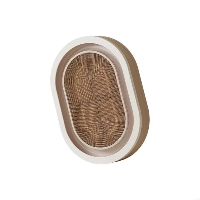 هرش الهرة التشاركي مع كرات ضوضاء قابلة للإزالة شبق النعناع لا ينزلق من الأسفل 52 سم مستدير 60 سم متغيرات إهليلجية 87HA #4