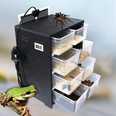 Reptile Box Climbing Cabinet Climbing Pet Box PVC Insulation Heating Terrarium Horned Frog Scorpion Spider Pet Breeding Breeding