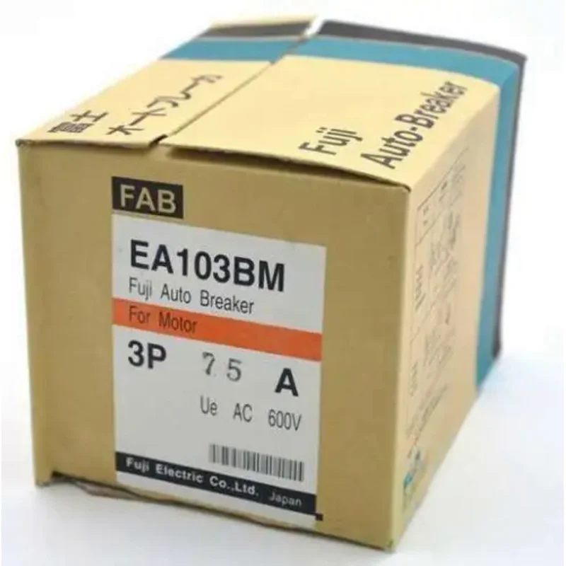 

1PC NEW FUJI Molded case circuit breaker EA103BM 3P 75A