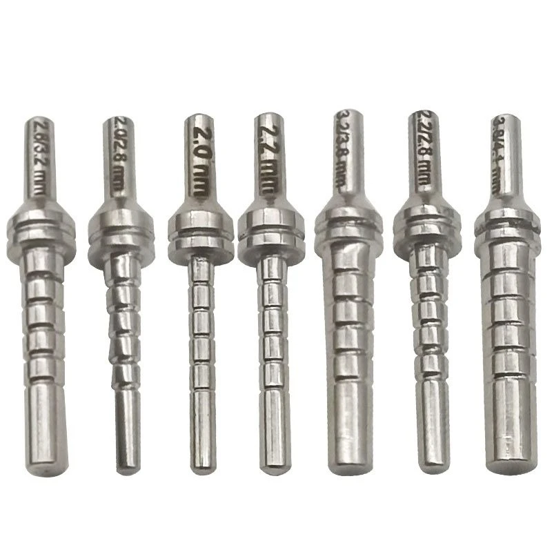 

2Pcs Dental Implant Depth Gauge Pin Measuring Rods Double Head Stainless Steel Autoclavable Instrument Dentistry Tool