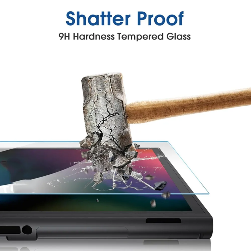 Easy Install Screen Protector for Nintendo Switch 2 Console HD Tempered Glass Anti-Scratch Protector Films with Alignment Frame