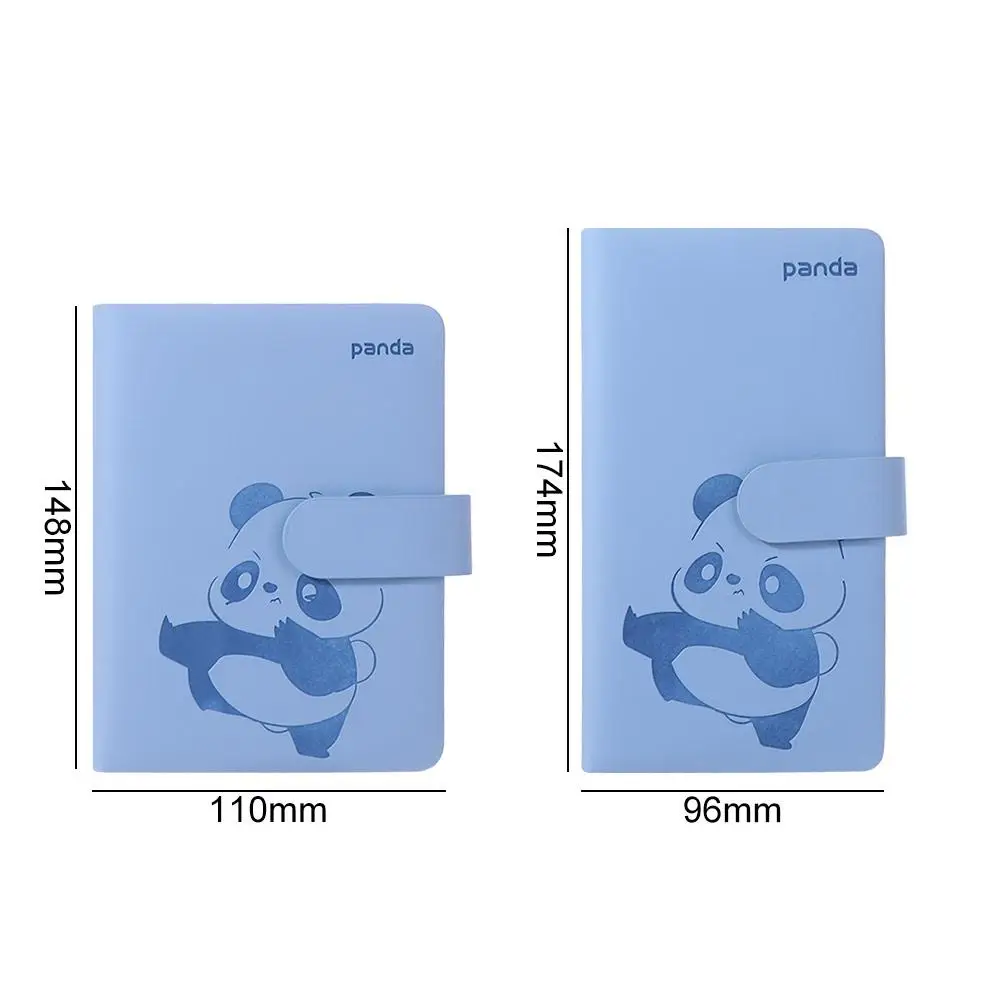Durable A6 B6 Pocket Notebook Panda Mini Portable Handbook 192 Pages Waterproof Cover Diary Book Stationery